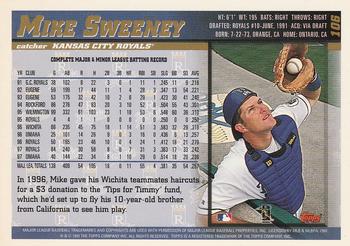 1998 Topps - Inaugural Diamondbacks #106 Mike Sweeney Back
