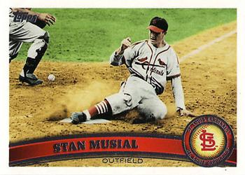 2011 Topps #100 Stan Musial Front