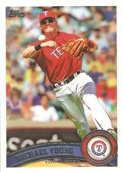 2011 Topps #320 Michael Young Front