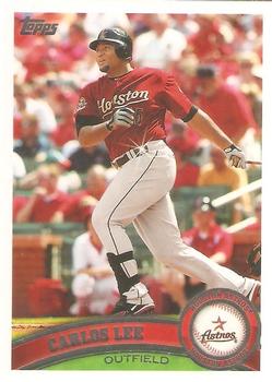 2011 Topps #586 Carlos Lee Front
