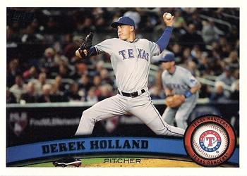 2011 Topps #413 Derek Holland Front
