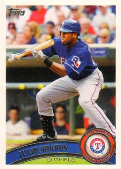 2011 Topps #8 Julio Borbon Front