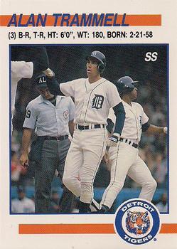 1991 Detroit Tigers Police #NNO Alan Trammell Front