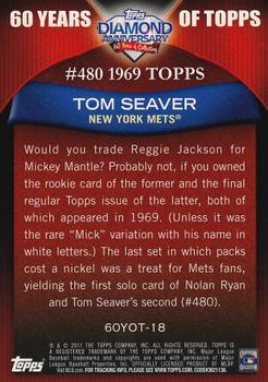 2011 Topps - 60 Years of Topps #60YOT-18 Tom Seaver Back