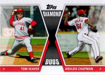 2011 Topps - Diamond Duos (Series 1) #DD-SC Tom Seaver / Aroldis Chapman Front