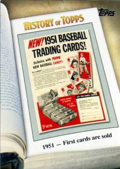 2011 Topps - History of Topps #HOT-2 1951 - First Cards Are Sold Front