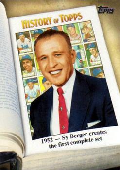 2011 Topps - History of Topps #HOT-3 1952 - Sy Berger Creates The First Complete Set Front