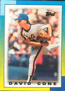 1990 Topps Major League Leaders Minis #65 David Cone Front