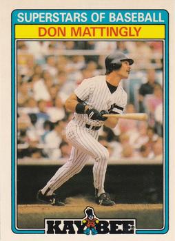 1987 Topps Kay-Bee Superstars of Baseball #19 Don Mattingly Front