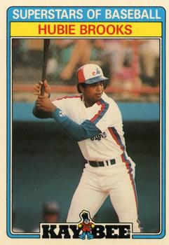 1987 Topps Kay-Bee Superstars of Baseball #6 Hubie Brooks Front