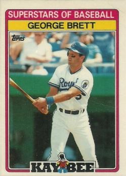 1989 Topps Kay-Bee Superstars of Baseball #2 George Brett Front