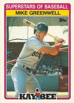 1989 Topps Kay-Bee Superstars of Baseball #15 Mike Greenwell Front