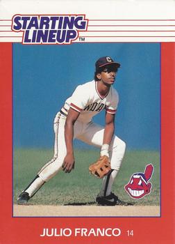 1988 Kenner Starting Lineup Cards #3397122050 Julio Franco Front