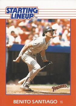1988 Kenner Starting Lineup Cards #3397103050 Benito Santiago Front