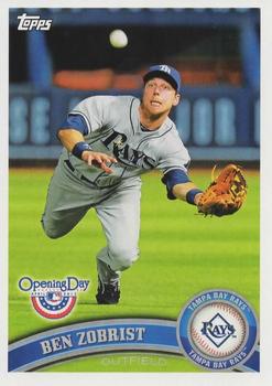 2011 Topps Opening Day #14 Ben Zobrist Front