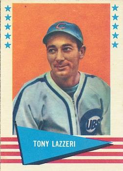 1961 Fleer Baseball Greats (F418-3) #54 Tony Lazzeri Front