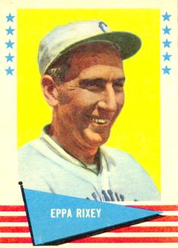 1961 Fleer Baseball Greats (F418-3) #71 Eppa Rixey Front