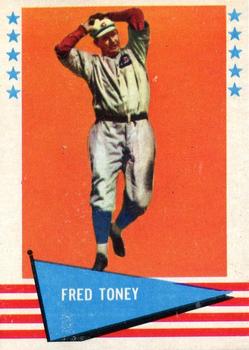1961 Fleer Baseball Greats (F418-3) #80 Fred Toney Front