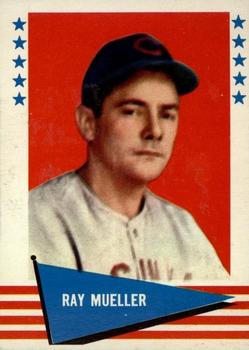 1961 Fleer Baseball Greats (F418-3) #128 Ray Mueller Front