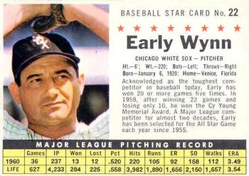 1961 Post Cereal (F278-33) #22 Early Wynn Front