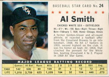 1961 Post Cereal (F278-33) #24 Al Smith Front
