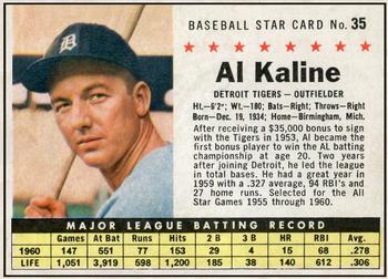 1961 Post Cereal (F278-33) #35 Al Kaline Front