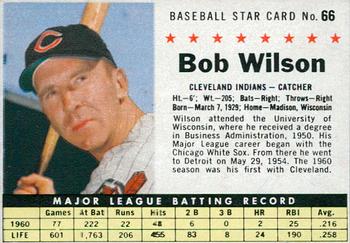 1961 Post Cereal (F278-33) #66 Bob Wilson Front