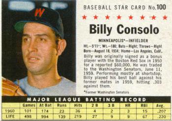 1961 Post Cereal (F278-33) #100 Billy Consolo Front