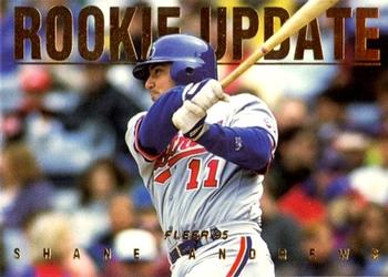 1995 Fleer Update - Rookie Update #1 Shane Andrews Front