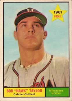 1961 Topps #446 Hawk Taylor Front