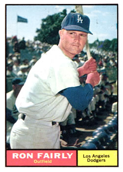 1961 Topps #492 Ron Fairly Front
