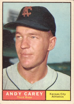 1961 Topps #518 Andy Carey Front