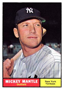 1961 Topps #300 Mickey Mantle Front