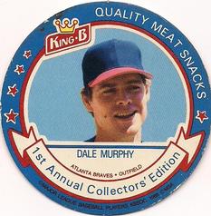 1988 King B Discs #2 Dale Murphy Front