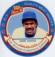 1988 King B Discs #14 Andre Dawson Front