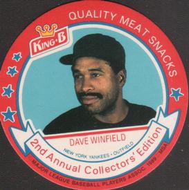 1989 King B Discs #16 Dave Winfield Front