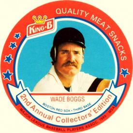 1989 King B Discs #3 Wade Boggs Front