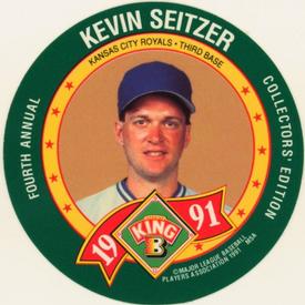 1991 King B Discs #2 Kevin Seitzer Front