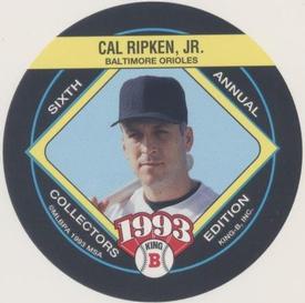 1993 King B Discs #3 Cal Ripken Jr. Front