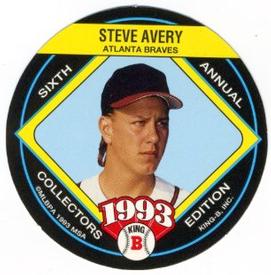 1993 King B Discs #5 Steve Avery Front