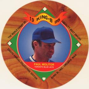 1995 King B Discs #14 Paul Molitor Front