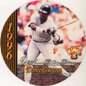 1996 King B Discs #10 Tony Gwynn Front