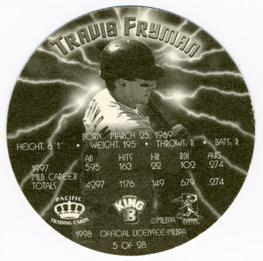 1998 Pacific King B Discs #5 Travis Fryman Back