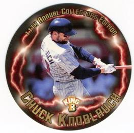 1998 Pacific King B Discs #14 Chuck Knoblauch Front