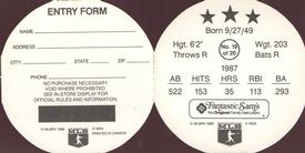 1988 Fantastic Sam's Discs #19 Mike Schmidt Back