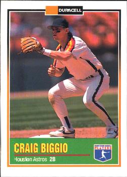 1993 Duracell Power Players I #7 Craig Biggio Front