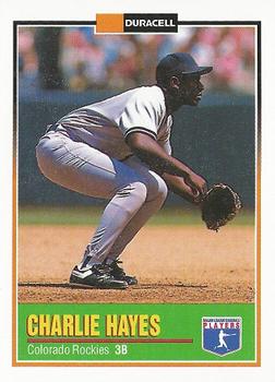 1993 Duracell Power Players II #4 Charlie Hayes Front