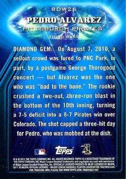 2011 Topps - Blue Diamond #BDW26 Pedro Alvarez Back