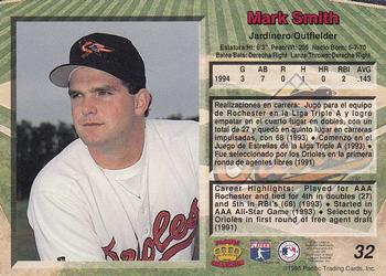 1995 Pacific #32 Mark Smith Back