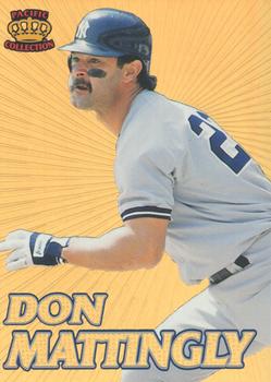 1995 Pacific - Gold Prisms #10 Don Mattingly Front